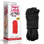 Мотузка - Fetish Bondage Rope Black, 10 м - мініатюра 1