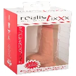 Фалоімітатор з мошонкою - Realistixxx Real Lover Medium - мініатюра 1