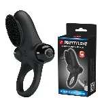 Ерекційне кільце - Pretty Love Vibrant Penis Ring II Black - мініатюра 1