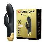 Вібратор - Pretty Love Royal Pleasure Double Pleasure Black - мініатюра 1