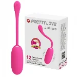 Віброяйце - Pretty Love Julius Vibrating Egg Pink - мініатюра 1