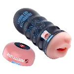 Мастурбатор - Pretty Love Vacuum Cup Masturbator Mouth - мініатюра 1