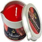 Масажна свічка - Vibratissimo Burning Red, 50 мл - мініатюра 1
