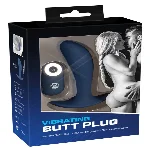 Анальна пробка з вібрацією - Vibrating Butt Plug - мініатюра 1