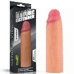 Насадка на член - Revolutionary Silicone Nature Extender Add 1.5" Flesh - мініатюра 1
