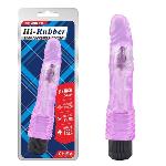 Вібратор - Hi-Rubber 8.8" Dildo Purple - мініатюра 1
