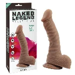 Фалоімітатор - Naked Legend Politician 7.7" Brown - мініатюра 1