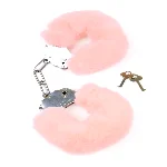 Наручники - Fetish Boss Series Furry Cuffs Light Pink - мініатюра 1