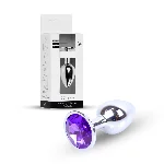 Анальна пробка - Jewellery Silver Plug Purple - мініатюра 1