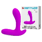 Масажер простати - Pretty Love Backie Prostate Stimulator Purple - мініатюра 1