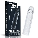 Насадка - Flawless Clear Penis Sleeve Add 1" Clear - мініатюра 1