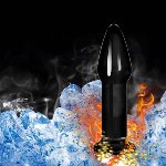 Анальна пробка - Glass Romance 5" Black - мініатюра 1