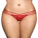 Жіночі стрінги - G-String 2492, red M/L - мініатюра 1