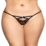 Жіночі стрінги - G-String 2494, black M/L - мініатюра 1
