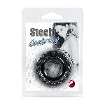 Ерекційне кільце - Steely Cockring Black - мініатюра 4