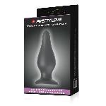 Анальна пробка - Pretty Love Sturdy Silicone Anal Plug Black - мініатюра 7
