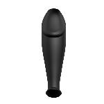 Анальна пробка - Pretty Love Special Anal Stimulation Penis Black - мініатюра 5