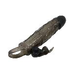 Насадка на член - Brave Man Vibrating Penis Sleeve 5,91" Black - мініатюра 10