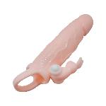 Насадка на член - Brave Man Vibrating Penis Sleeve 5,91" Flesh - мініатюра 3