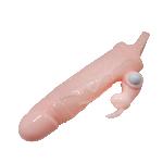 Насадка на член - Brave Man Vibrating Penis Sleeve 5,91" Flesh - мініатюра 4