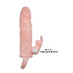 Насадка на член - Brave Man Vibrating Penis Sleeve 5,91" Flesh - мініатюра 6