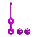 Вагінальні кульки - Pretty Love Kegel Tighten Up II Purple - мініатюра 6