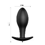 Анальна пробка - Pretty Love Special Anal Stimulation Vibrating Butt Plug Black - мініатюра 5