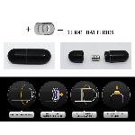 Насадка на член - Pretty Love Penis Sleeve With Ball Strap 5.5" Black - мініатюра 8