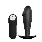 Анальна пробка - Pretty Love Special Anal Stimulation Vibrating Penis Black - мініатюра 4