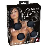 Вагінальні кульки - Velvet Black Balls - мініатюра 4