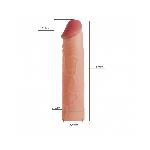Насадка на член - Pleasure X-Tender Penis Sleeve Add 1" Flesh - мініатюра 5