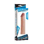 Насадка на член - Pleasure X-Tender Penis Sleeve Add 1" Flesh - мініатюра 6