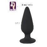 Анальна пробка - Black Velvets Heavy Plug Medium - мініатюра 4