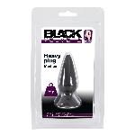 Анальна пробка - Black Velvets Heavy Plug Medium - мініатюра 6