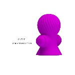 Вакуумна помпи для сосків - Pretty Love Nipple Sucker Purple - мініатюра 4