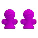 Вакуумна помпи для сосків - Pretty Love Nipple Sucker Purple - мініатюра 6