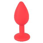 Анальна пробка  - Colorful Joy Jewel Red Plug Small - мініатюра 3