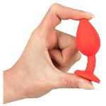 Анальна пробка  - Colorful Joy Jewel Red Plug Small - мініатюра 4