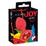 Анальна пробка  - Colorful Joy Jewel Red Plug Small - мініатюра 5
