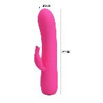 Вібратор - Pretty Love Tim Vibrator Pink - мініатюра 5