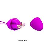 Віброяйце - Pretty Love Joanne Vibrating Egg Purple - мініатюра 8