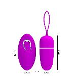 Віброяйце - Pretty Love Bradley Vibrating Egg Purple - мініатюра 5