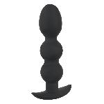 Анальна пробка - Black Velvets Heavy Beads, 145 г - мініатюра 3
