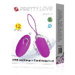 Віброяйце - Pretty Love Jessica Vibrating Egg Purple - мініатюра 9