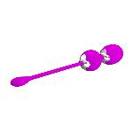 Віброкульки - Pretty Love Werner Kegel Ball Purple - мініатюра 3