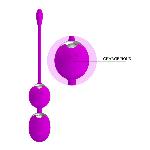 Віброкульки - Pretty Love Werner Kegel Ball Purple - мініатюра 8