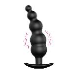 Анальна пробка - Pretty Love Special Anal Stimulation Vibrating Butt Plug Black - мініатюра 7