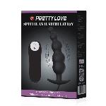 Анальна пробка - Pretty Love Special Anal Stimulation Vibrating Butt Plug Black - мініатюра 10