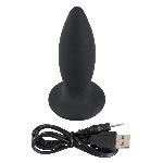 Анальна пробка - Black Velvets Rechargeable Plug Small - мініатюра 5