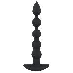 Анальний стимулятор - Black Velvets Rechargeable Beads - мініатюра 3
